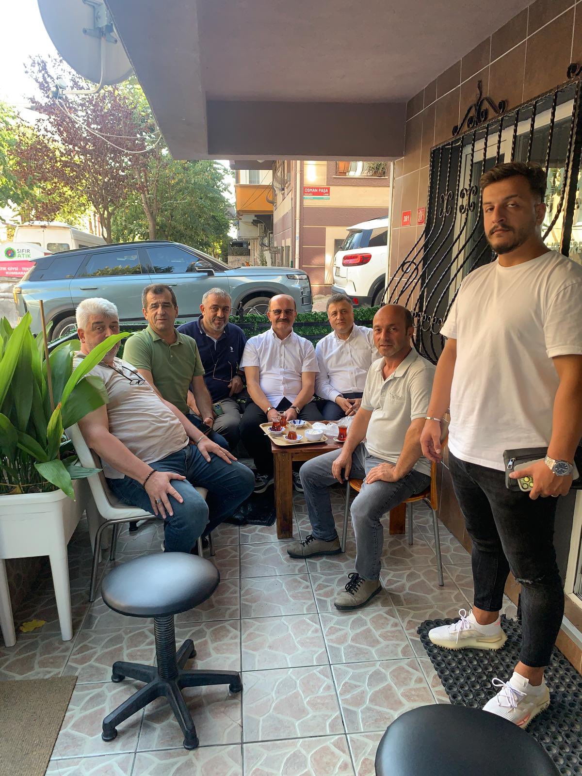 Mustafa Terzi’nin vefatı dolayısıyla taziye ziyaretinde bulunduk.