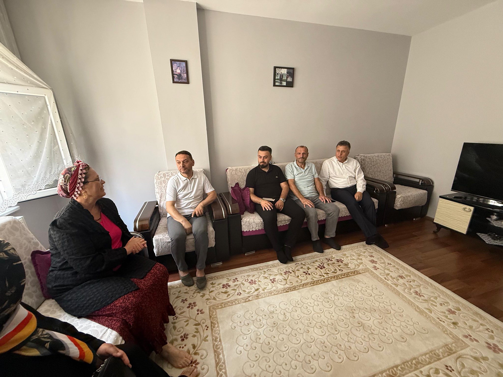 Temel Elevli ve Sultan Demir ailelerine geçmiş olsun ziyareti