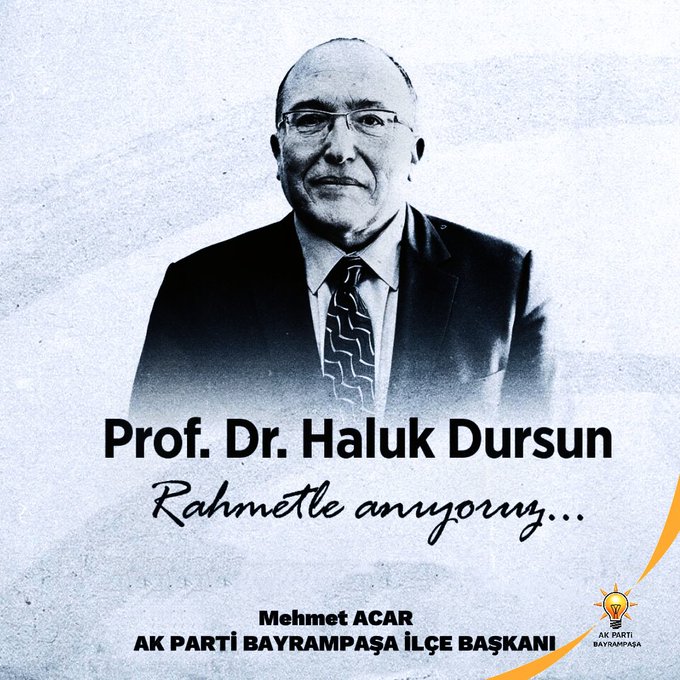 Vefatının 6. yılında, kültür dünyamızın mümtaz ismi Prof. Dr. Ahmet Halûk Dursun’u rahmet ve hürmetle anıyorum.
