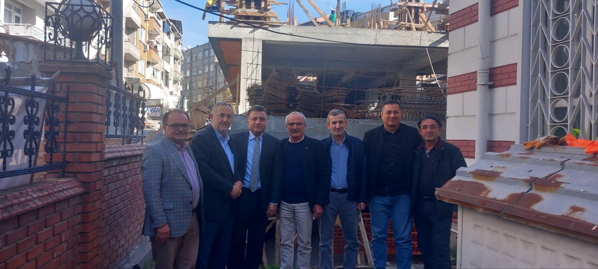 Terazidere Kız Kur’an Kursu ve Camii’nin inşaatı devam ediyor.