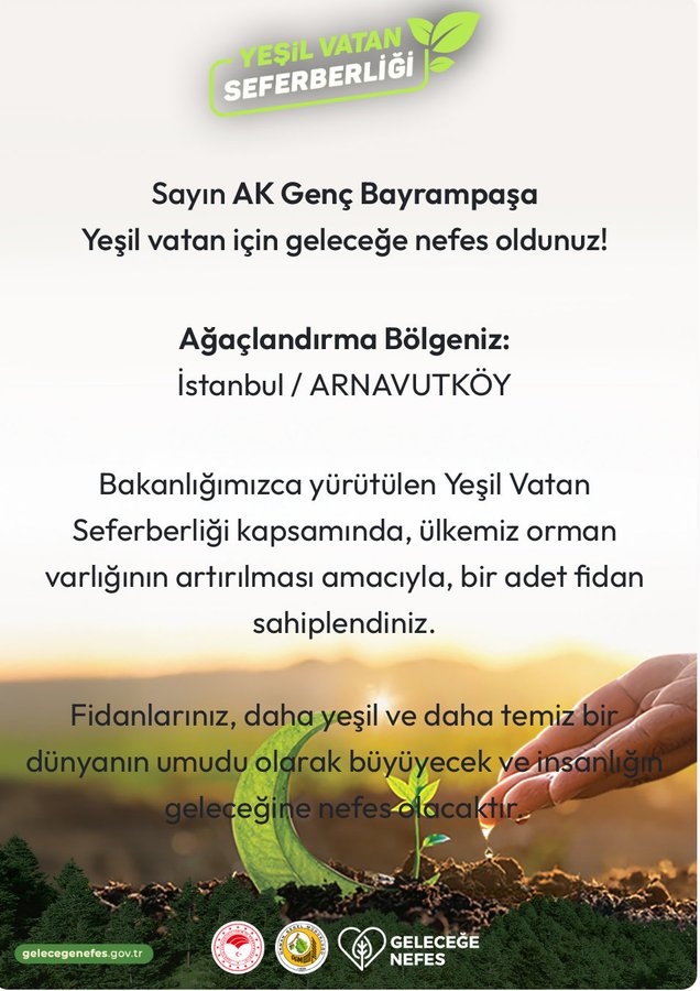 🌱 AK Gençlik İstanbul olarak 11 Kasım’da sahadayız; geleceğe nefes, yarınlara umut oluyoruz