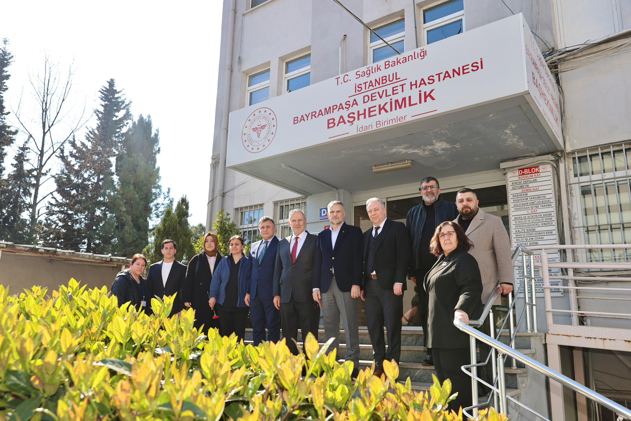 Bayrampaşa Devlet Hastanesi’nde Sağlık Çalışanlarına 14 Mart Tıp Bayramı Ziyareti