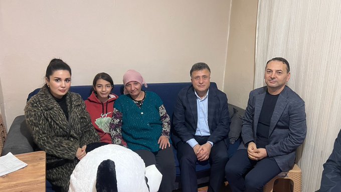 Hane ziyaretlerimiz kapsamında Vatan Mahallesi’nde İnalöz ailemizi ziyaret ettik