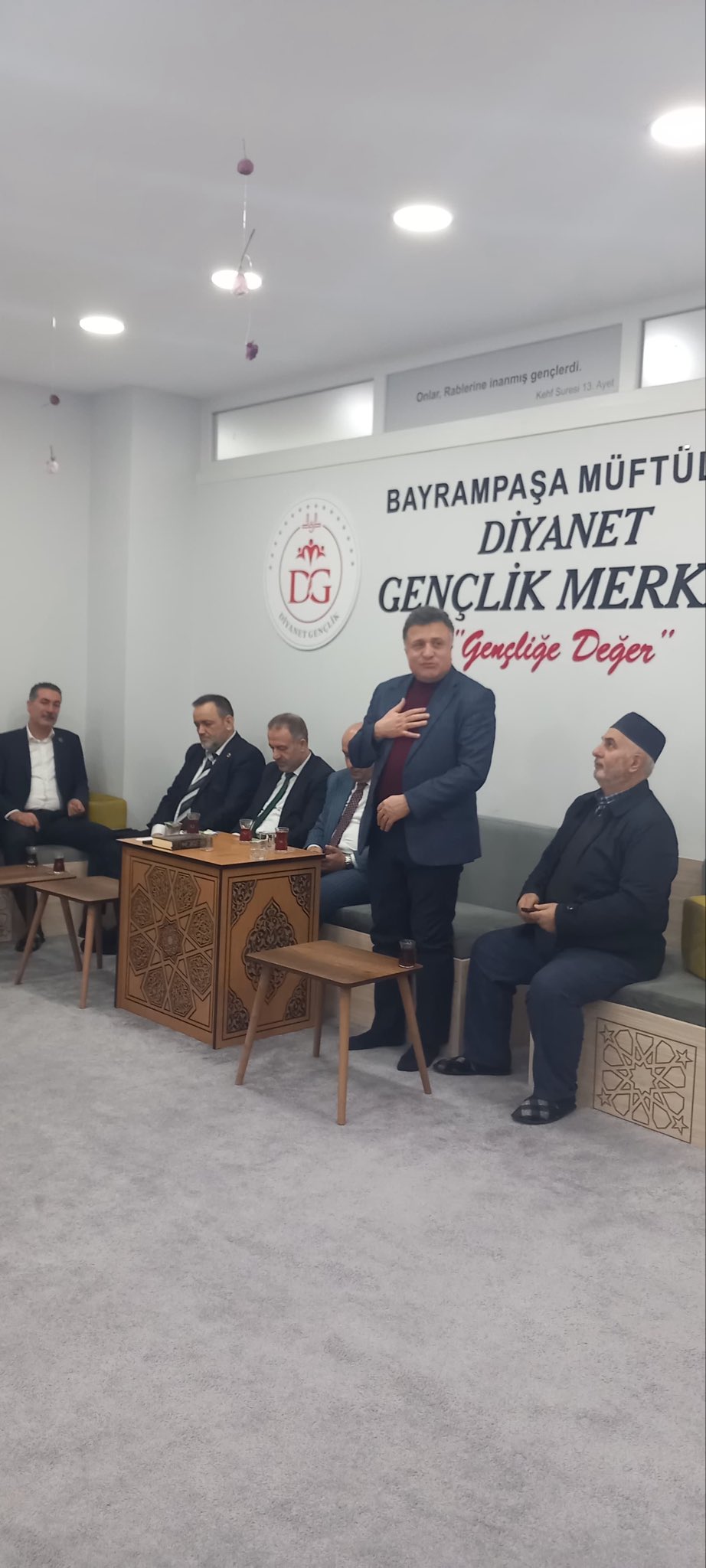 Kaymakam ve Müftü ile Cemaat ve Esnafla Buluşma