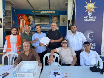 AK Nokta standındamız ile Kocatepe Mahallemizdeyiz.