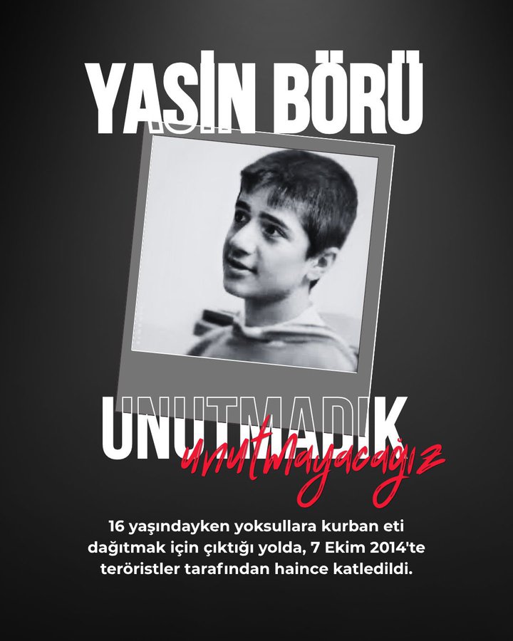 Yasin Börü’yü, şehadetinin yıl dönümünde rahmet ve hürmetle anıyoruz