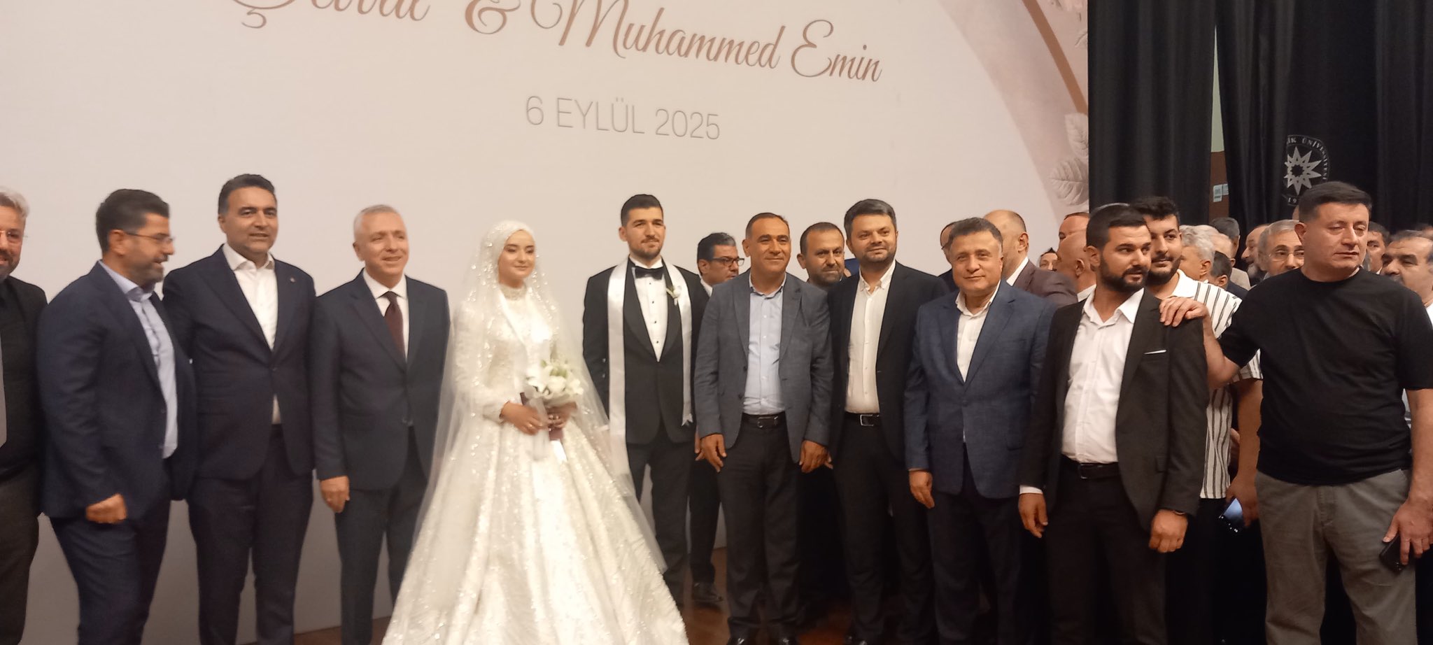 Muhammed Emin’in nikah merasimine katıldık.