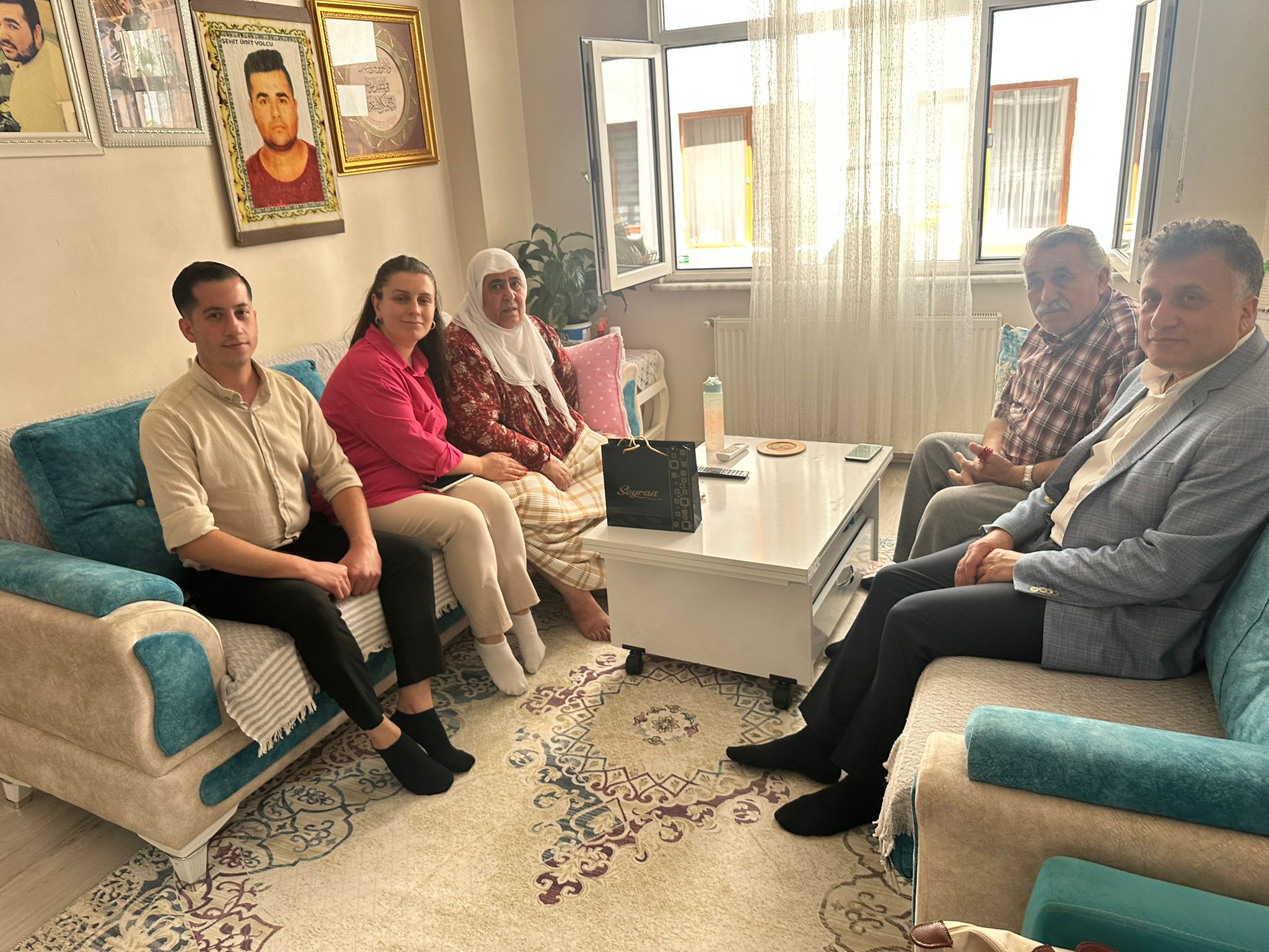 15 Temmuz şehidimiz Ümit Yolcu’nun kıymetli ailesini ziyaret ettik.