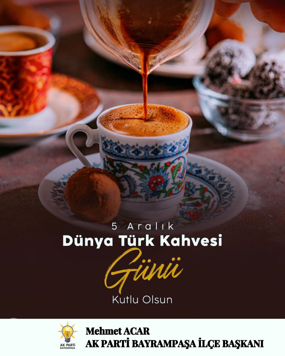 “Kahvenin telvesinde saklıdır nice hatıra.