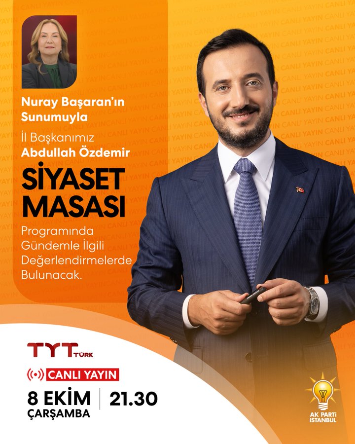 Abdullah özdemir siyaset masası