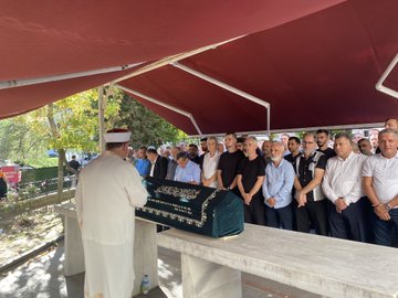 M.Suat Dörtkardeşin merhum babasının cenaze namazına katıldık.