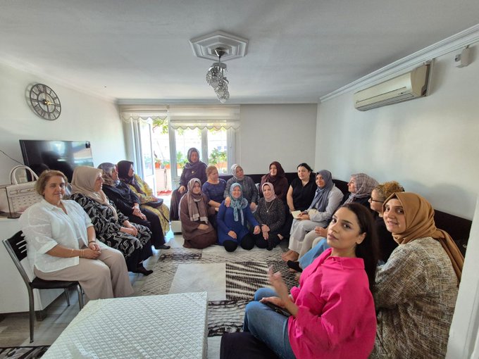 Mücella Başkanımıza misafir olduk.