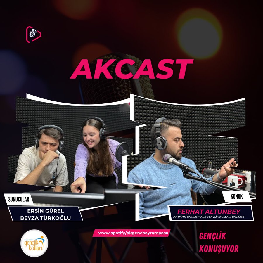 🎙️ AK Cast Başlıyor! Bayrampaşa gençliğinin enerjisi stüdyoda buluşuyor! 🚀🔥 ⏰