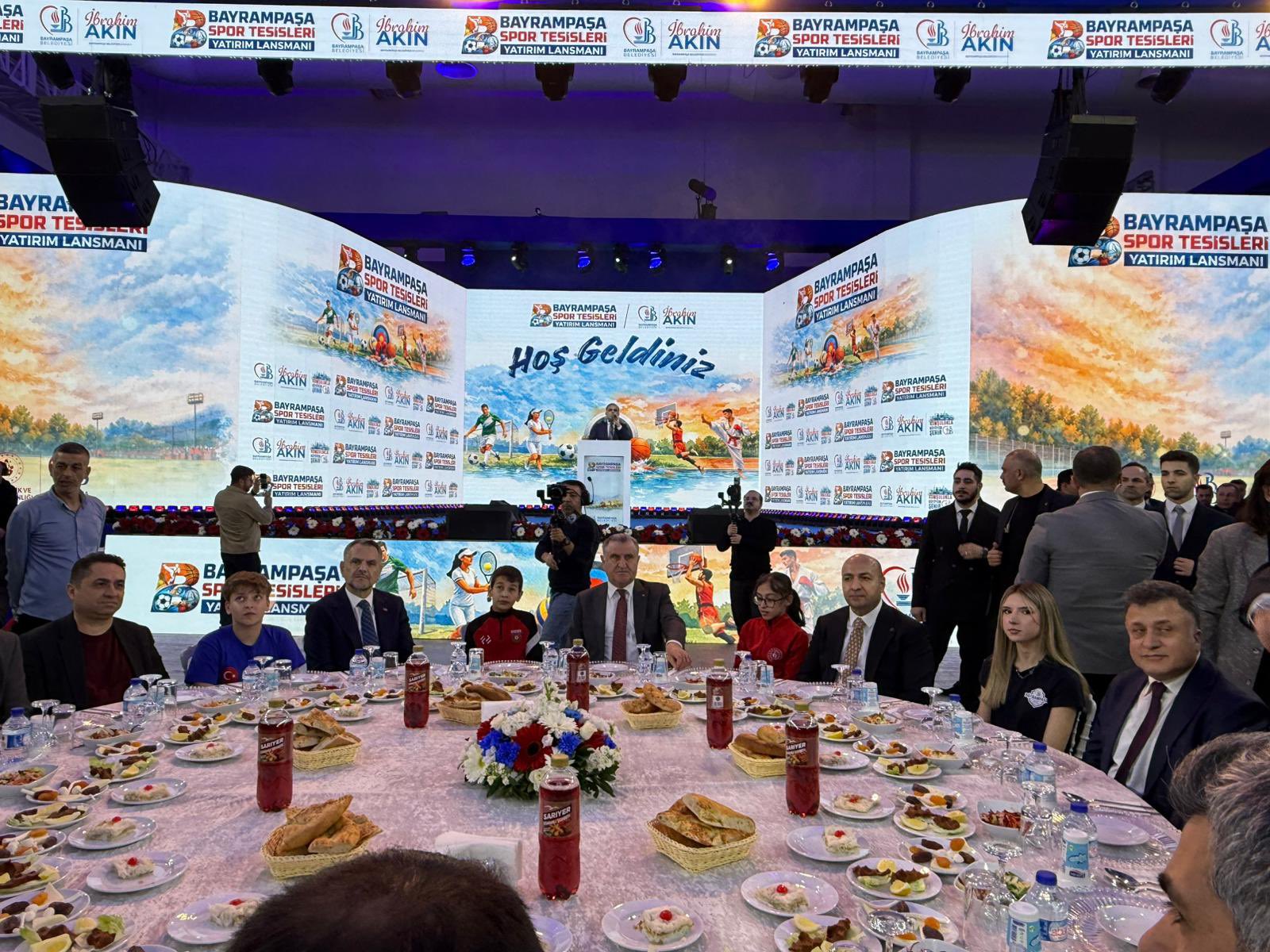 Osman Aşkın Bak’ın Katılımıyla Bayrampaşa’da Spor Yatırımları Lansmanı ve İftar Buluşması