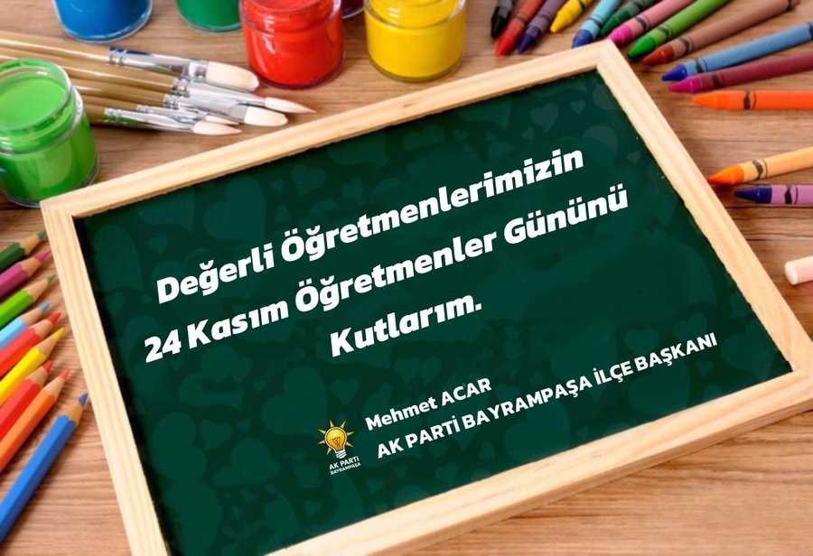 “Geleceğe bırakılan en kıymetli armağan, yetişmiş bir insandır.” Bu armağanı sabırla, sevgiyle ve fedakârlıkla nesillerimize kazandıran tüm öğretmenlerimize minnettarı