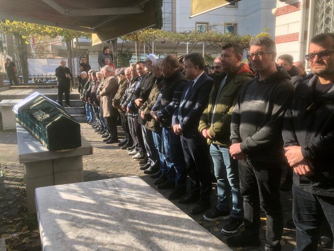 Hasım Gönül Kırmazın vefatı cenaze namazına katılım sağladık